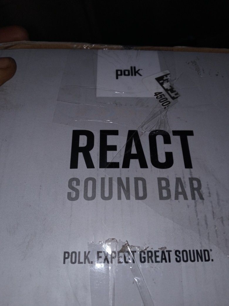 Polk React sound Bar Brand new