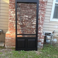 Wood Screen Door