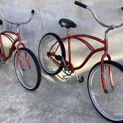2 URBAN FIRMSTRONG CRUISER BIKES 
