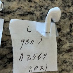 AirPods Left Only Gen 3 or 4