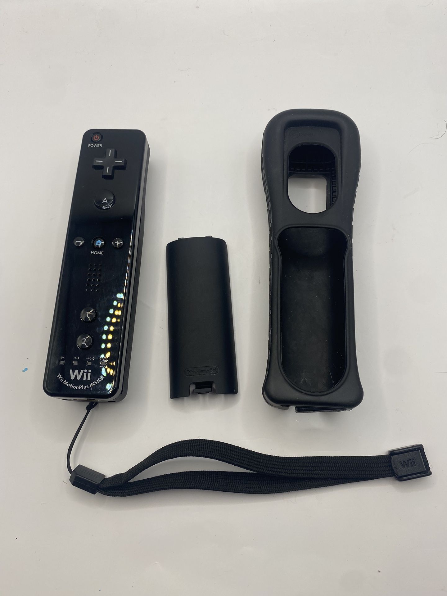 Official OEM Nintendo Wii Remote Black Controller Motion Plus Inside Wiimote