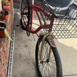 Beach Cruiser And Bike Rack