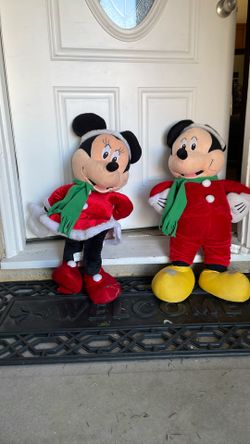 X-MAS Mickey And Minnie Mouse!!