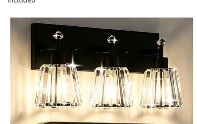 3-Light Crystal Vanity Light