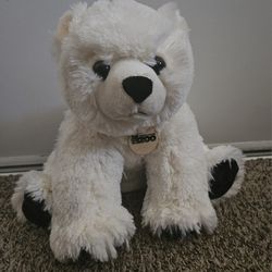 White Polar Bear Stuffed Animal