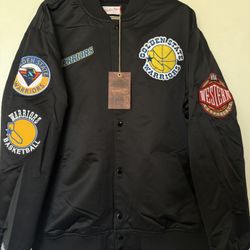 NWT Golden State Warrior Bomber Jacket