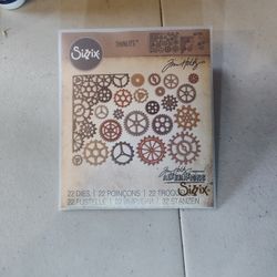 Tim Holtz Sizzix Alterations Thinlets Dies - Gearhead