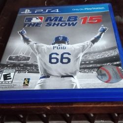 MLB THE SHOW 15 PS4 Replacement Video Game Case 