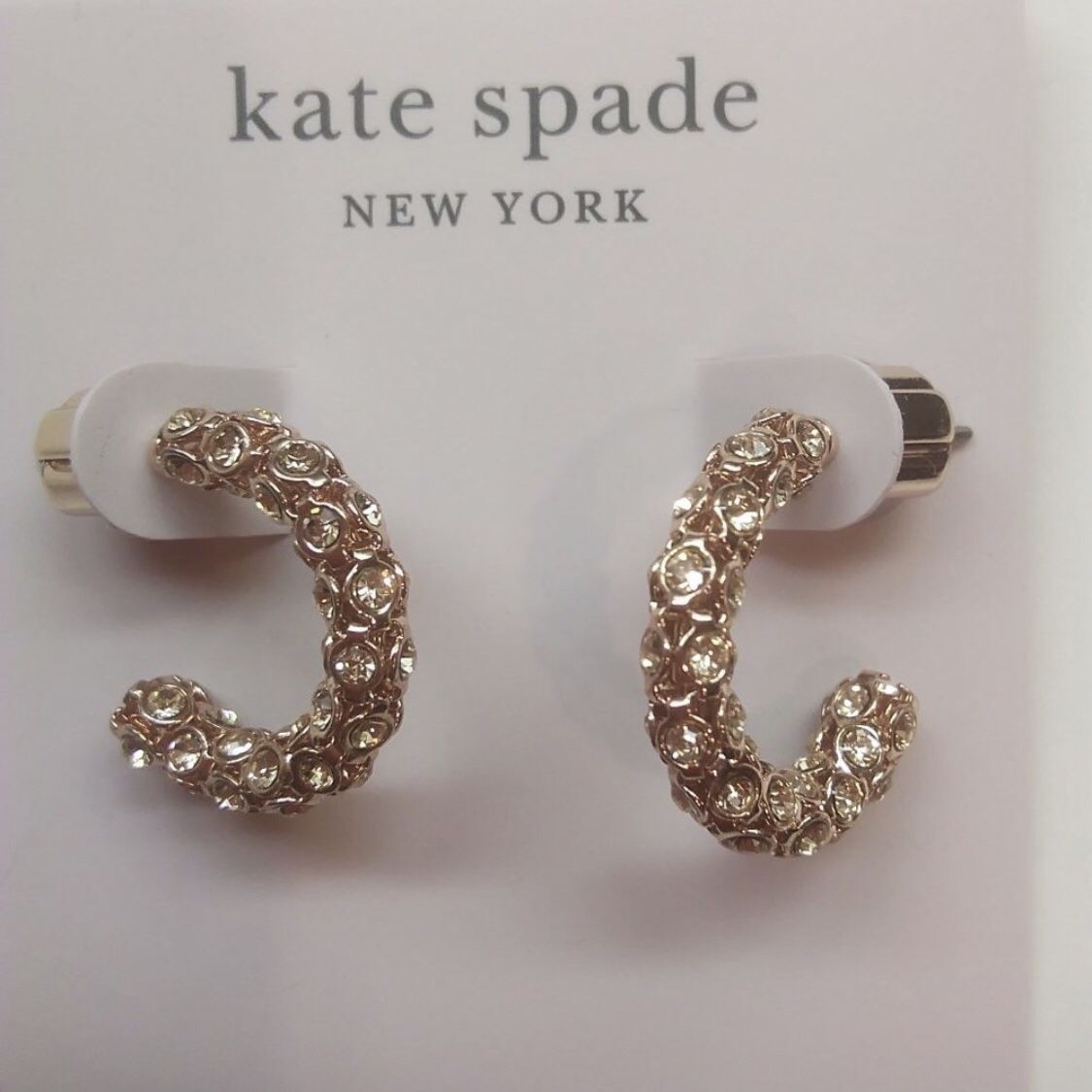 Beautiful Kate Spade ♠️ Rose Gold Earrings 