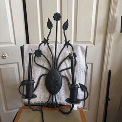 Wall mount candle holder