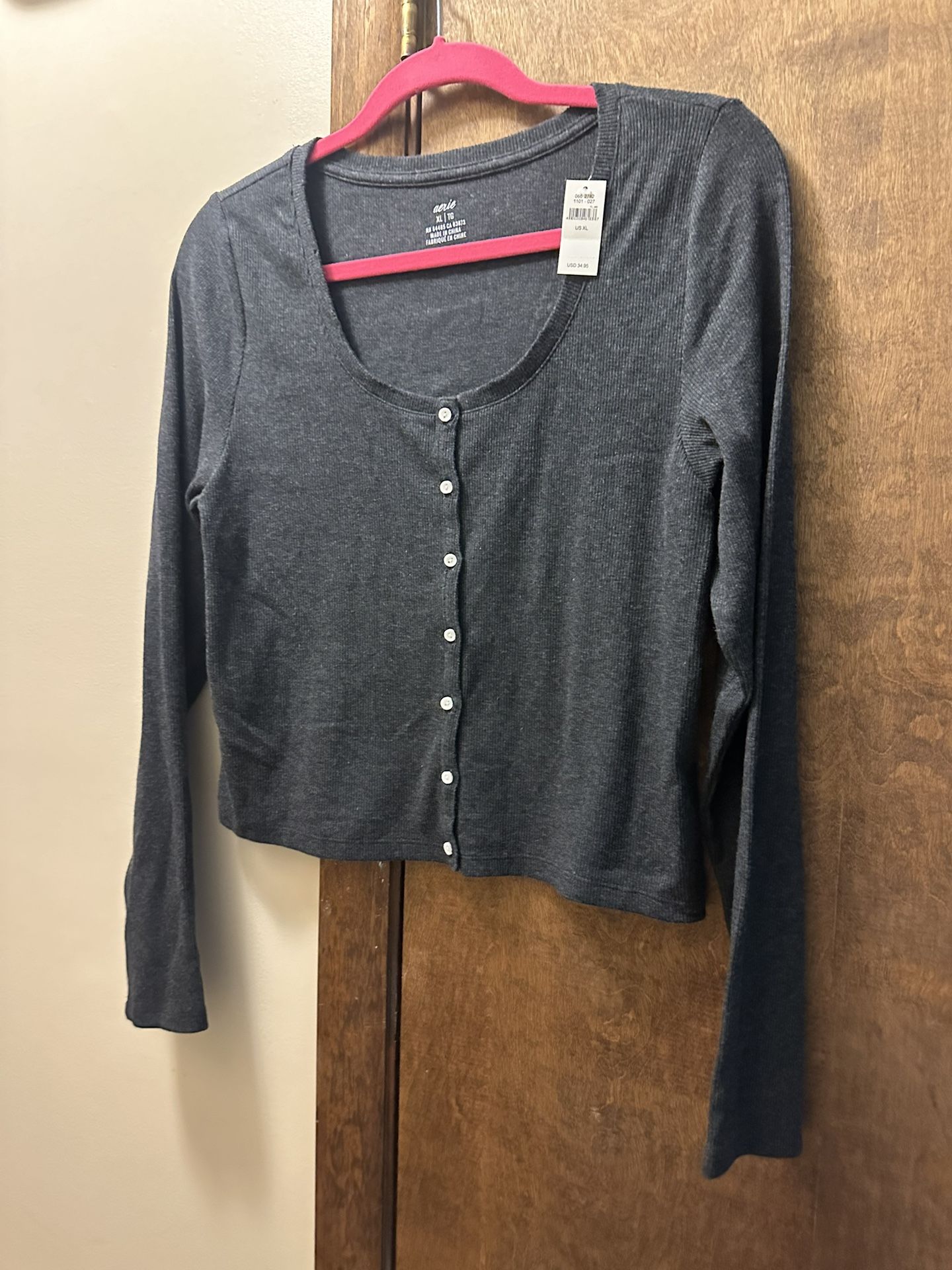 Women’s Gray Cardigan