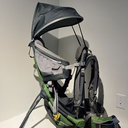 Green Deuter Kid Carrying / Hiking Backpack 