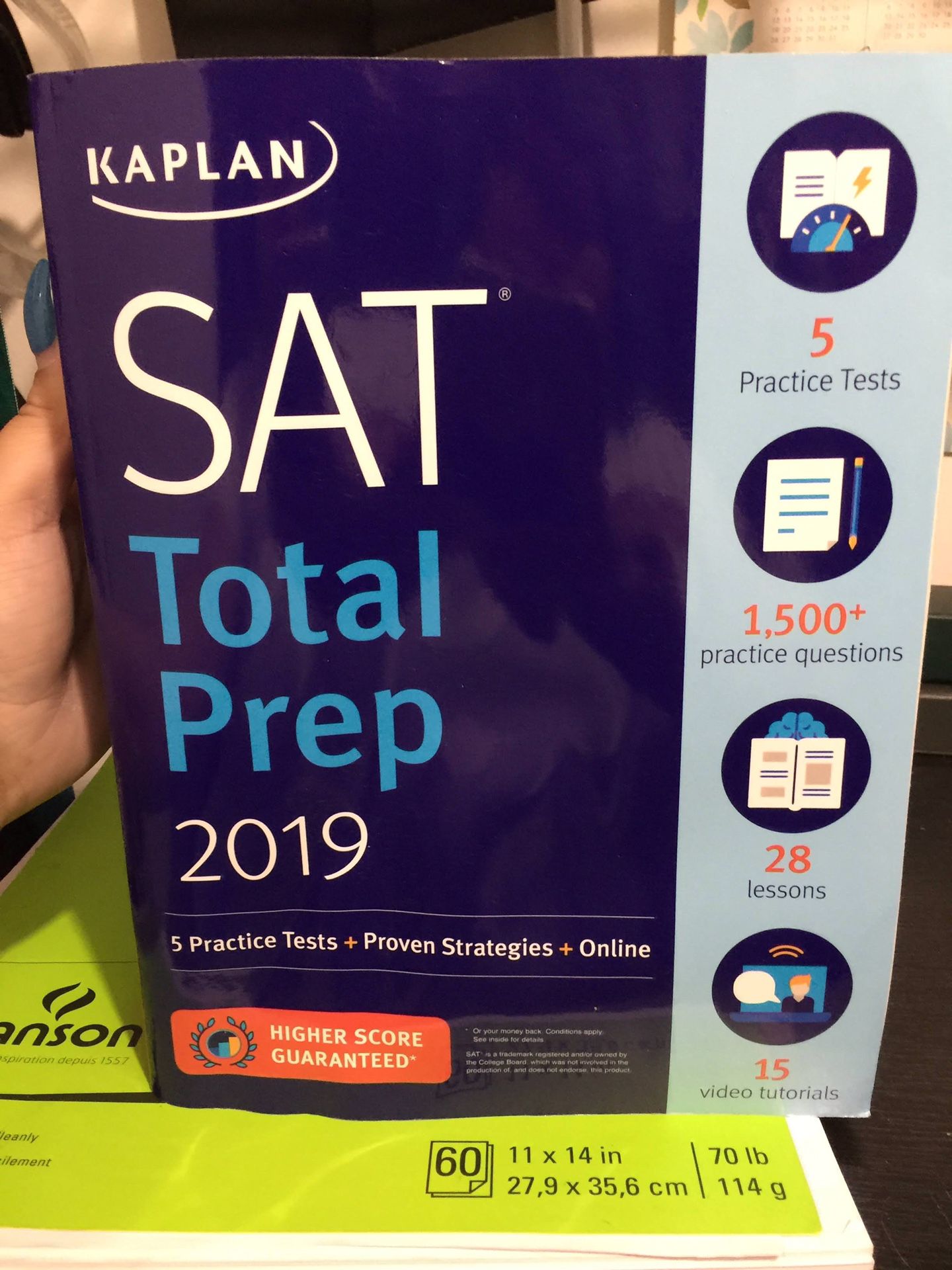 SAT prep book