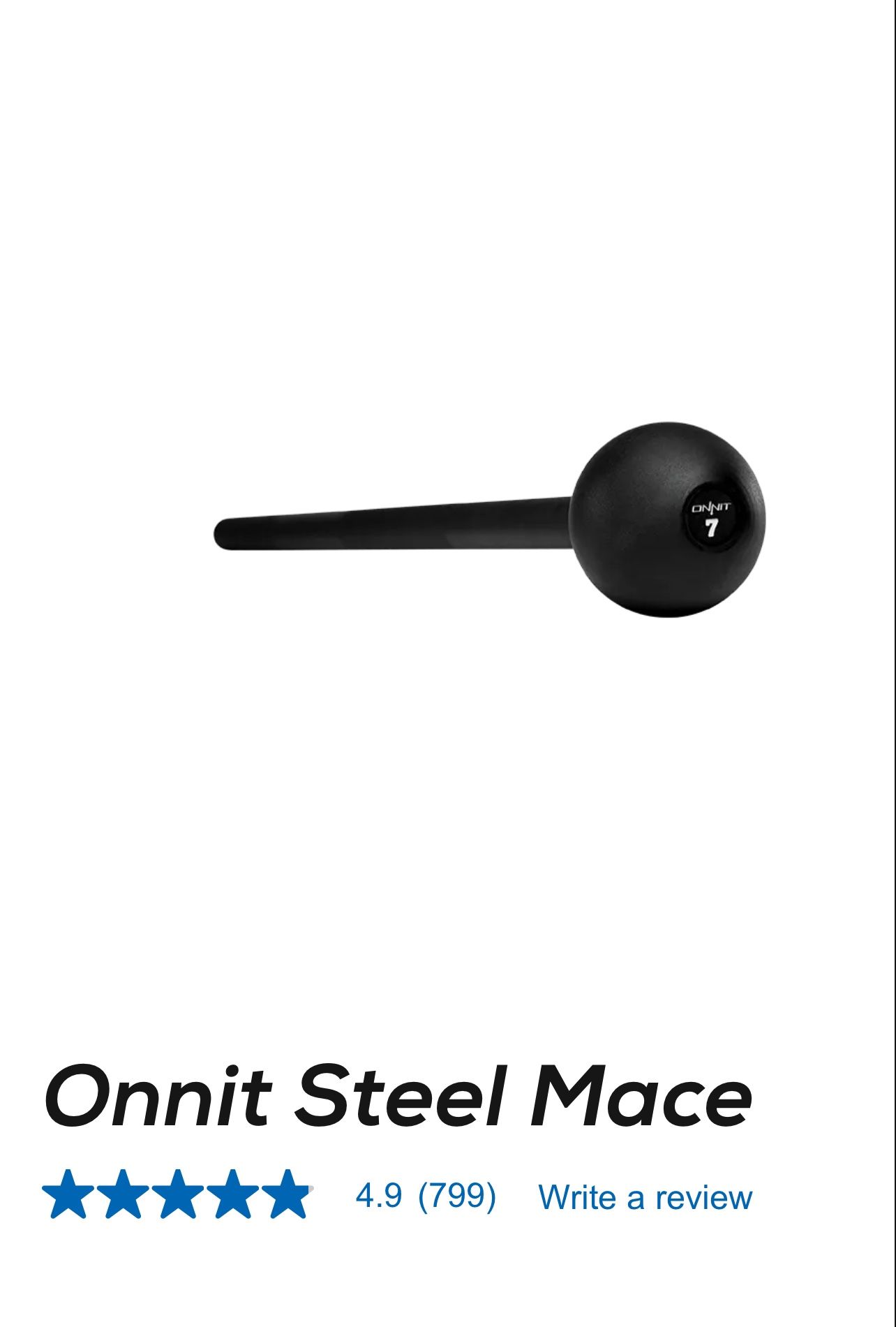 Onnit steel mace
