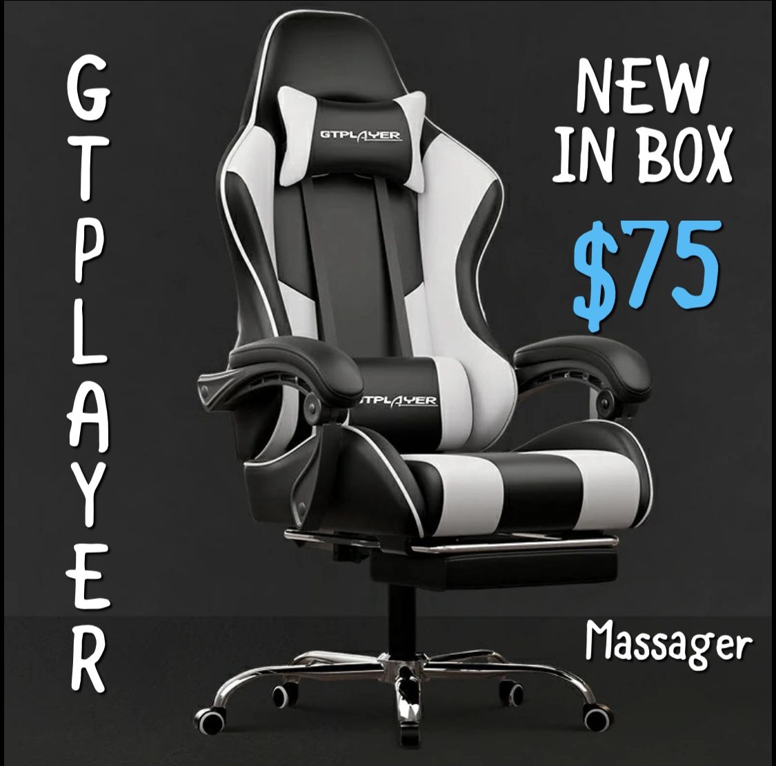 GTPLAYER GAME CHAIR NEW