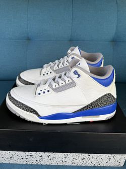 Air Jordan 3 Retro Racer Blue  Size 9 