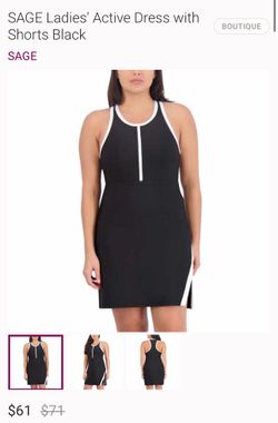 SAGE Ladies' Active Dress with Shorts Black & Blue for Sale in Whittier, CA  - OfferUp