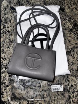 Gray TELFAR Shopping Bag SMALL