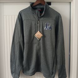 Size Large Men's Landway Fleece Full-Zip Performance Sweater