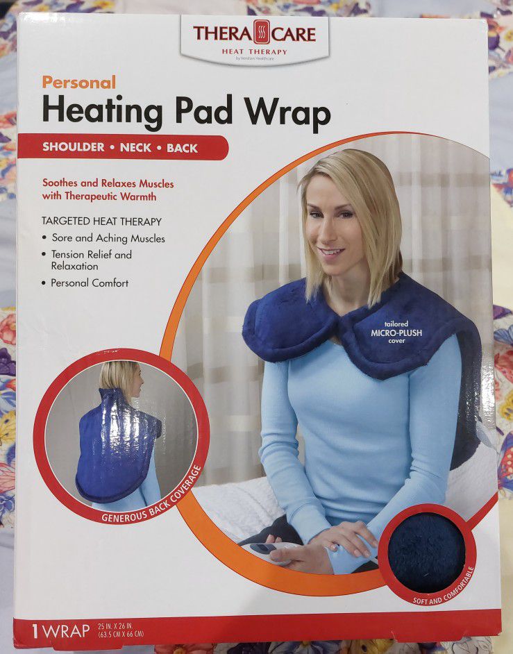 THERACARE HEAT THERAPY SHOULDER-NECK Soothes and Relaxes Muscles Tension  Relief