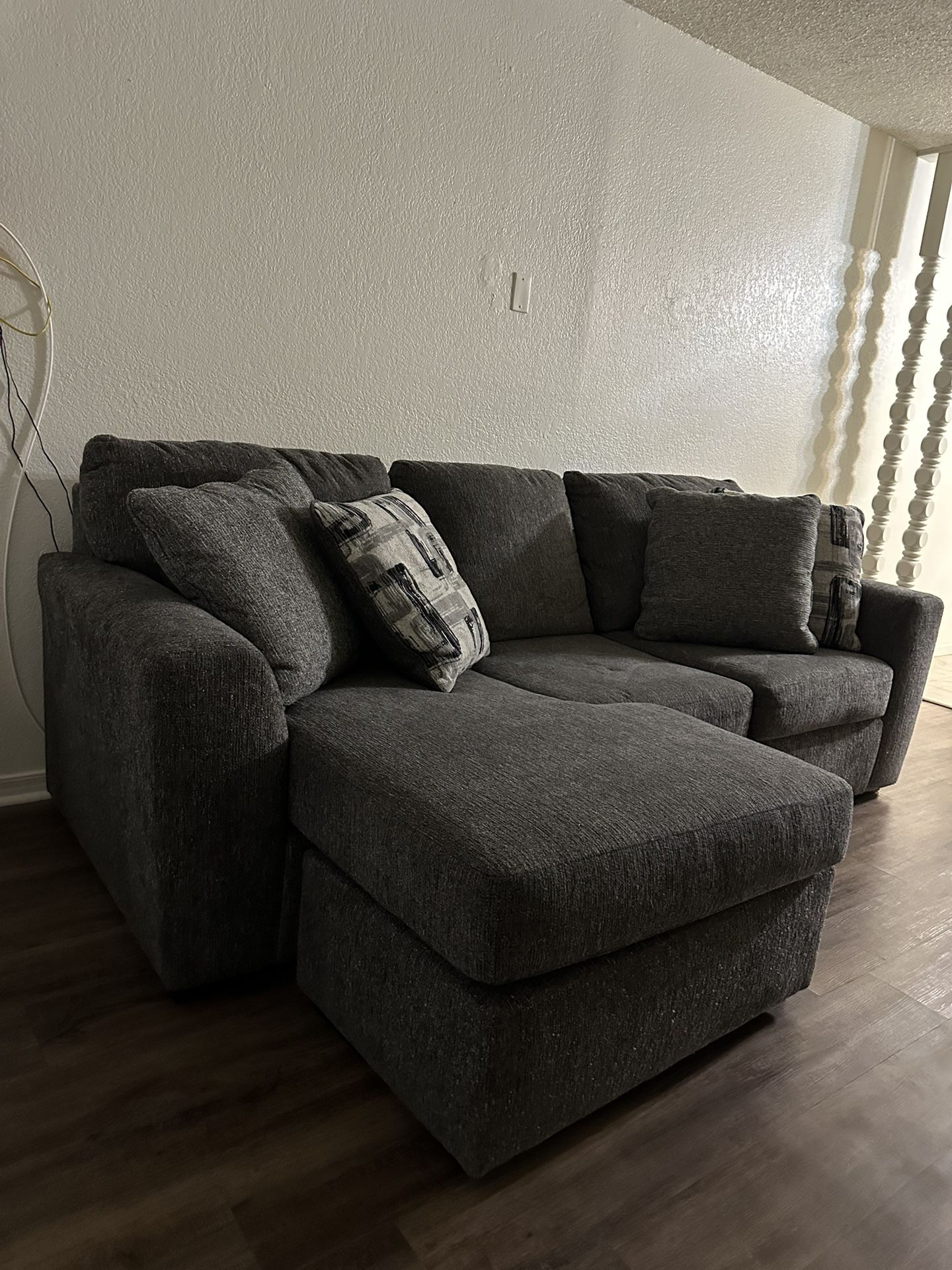 L Section Gray Couch