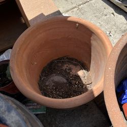 21”,17” And 13” Clay Pots 