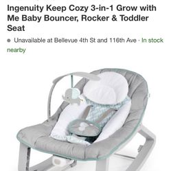 Brand New Baby Swing 