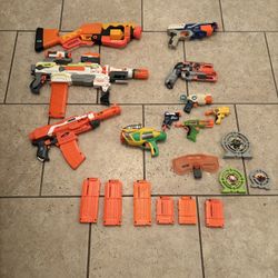 Nerf Guns Kit With Vest, Magazines