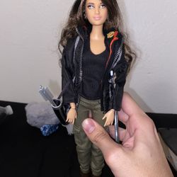 Hunger Games Katniss Everdeen Doll. And Ooak Rikki Chadwick H2O Just Add Water Doll.