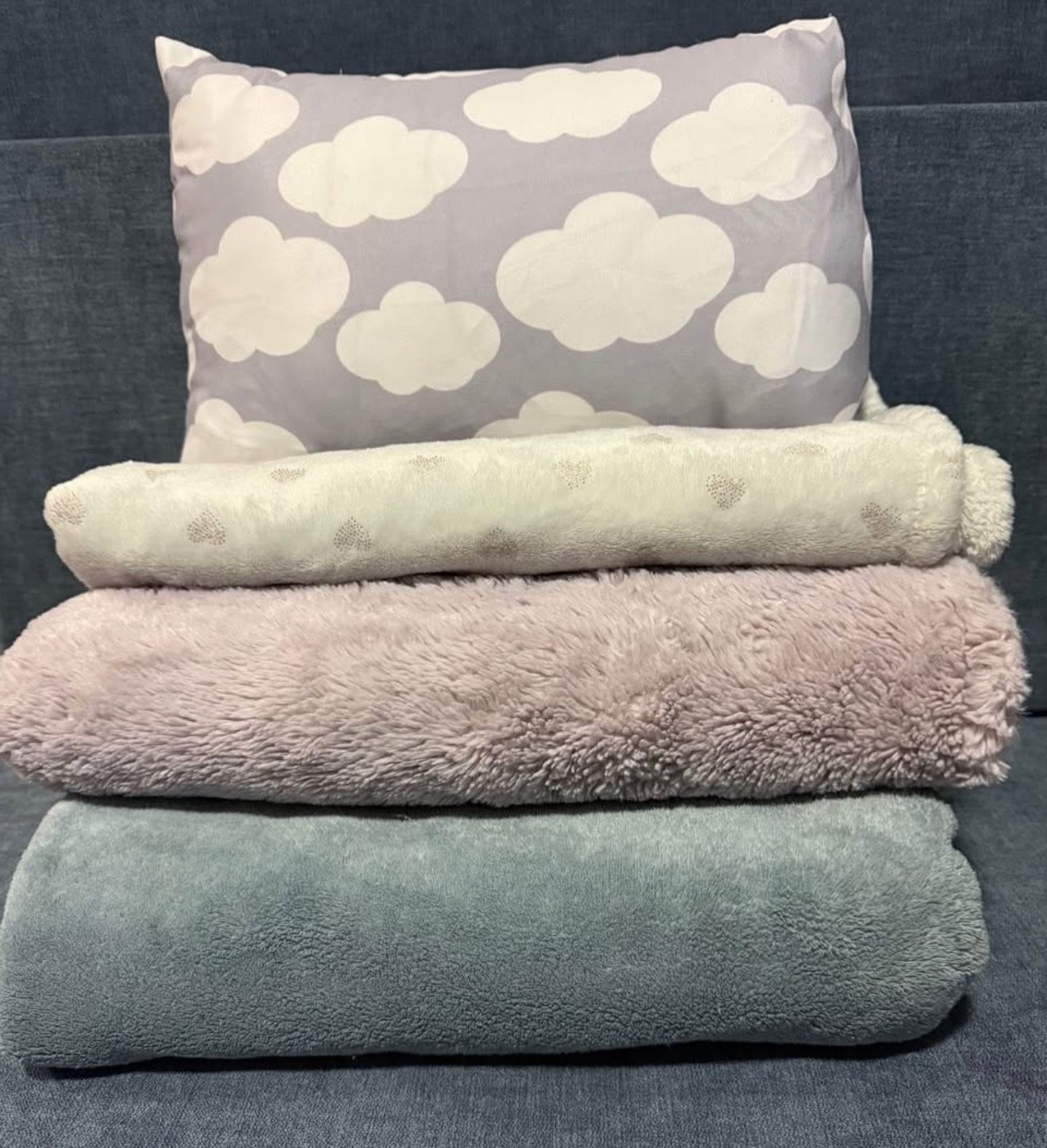 Baby blankets and pillow