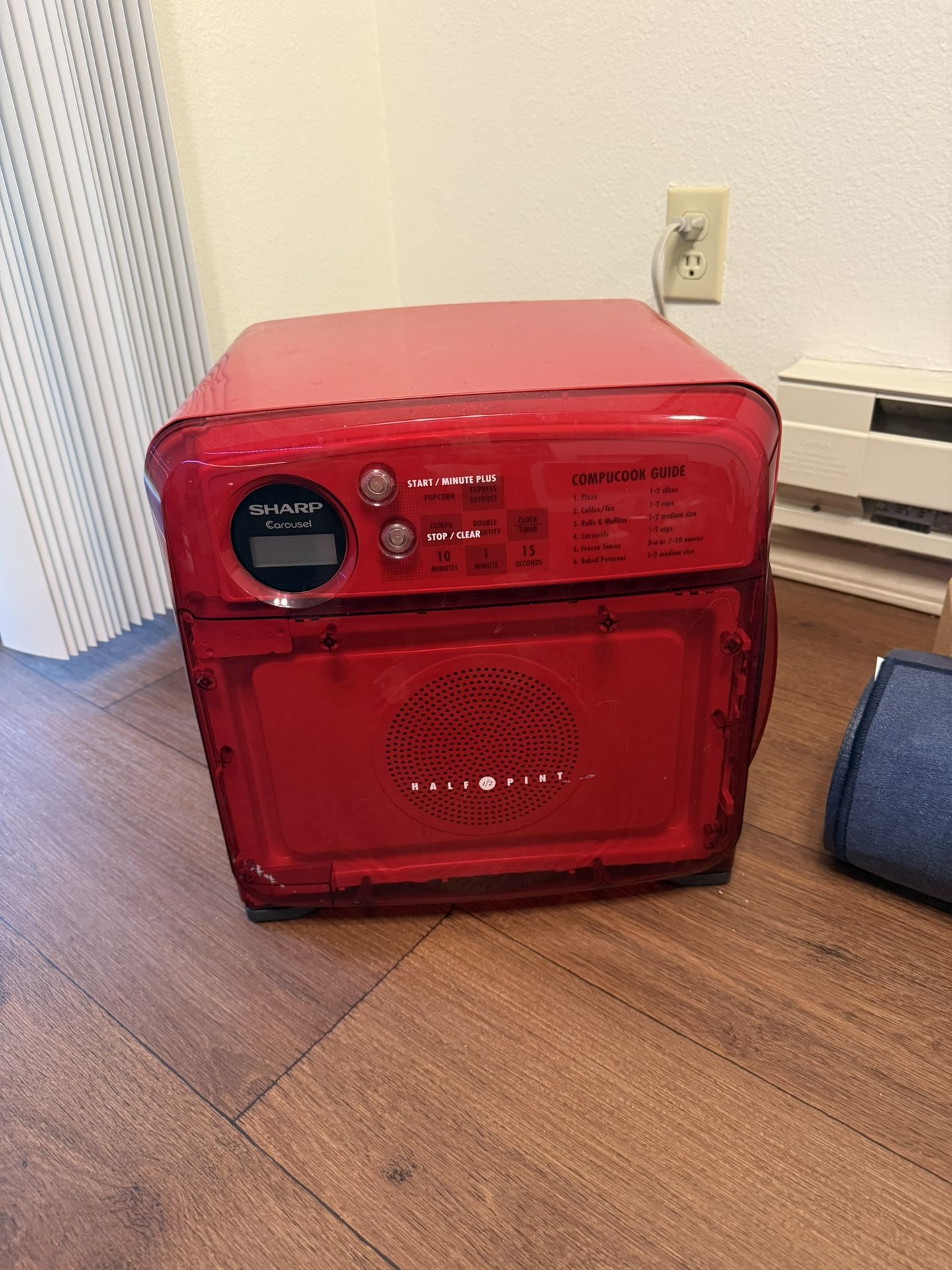 Retro Microwave Sharp Half Pint No LCD