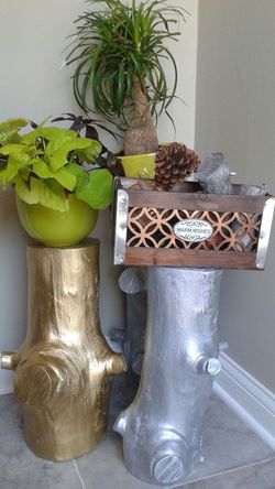 Tree stumps decoration