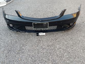 2007-2011 Mercedes S550 Complete Front Bumper With Fog Light With Accessories And Parking Assistance Sensors And Inner Fillers With Accessories OEM.