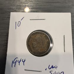 1944 Curaçao ¼ Gulden — Queen Wilhelmina