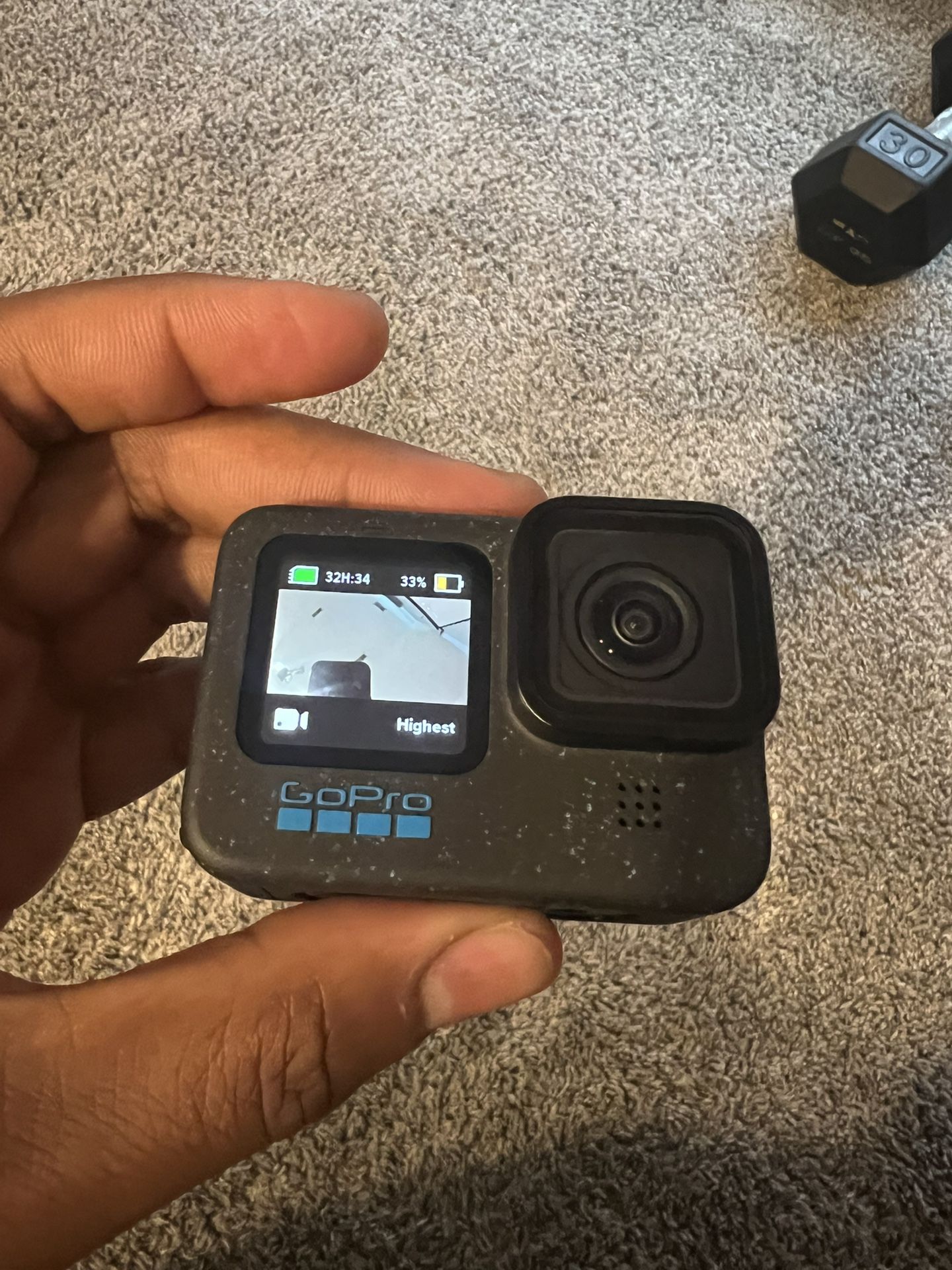 GoPro HERO12 Black - Waterproof Action Camera with 5.3K60 Ultra HD Video, 27MP Photos, HDR, 1/1.9" Image Sensor, Live Streaming, Webcam, Stabilization