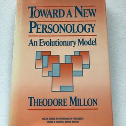 Toward A New Personology: An Evolutionary Model, HC By Theodore Million