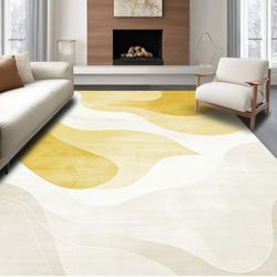 🔥Special discount (Brand New in Box)🔥Modern and stylish ultra-soft rug 3x5, non-slip, stain-resistant, washable, suitable for living room, bedroom, 