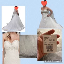 NWT Size 8 Ivory Wedding Dress
