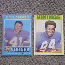 Vintage Vikings Cards. Commons Stars And Rookies