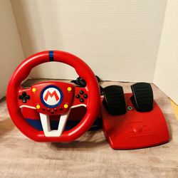 Hori Mario Kart Racing Wheel Pro Mini For Nintendo Switch