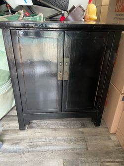 Small black cabinet