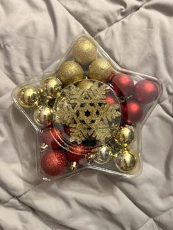 New Red & Gold Mini Ornaments