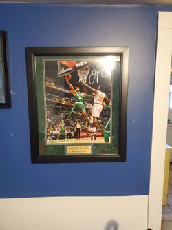 Jason Tatum Autographed Framed Picture