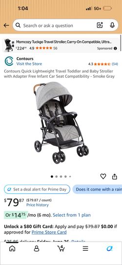 Quick light weight stroller used