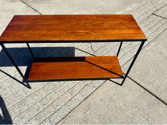 Accent Iron and Wood Table