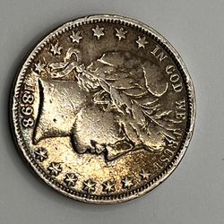 1898 Barber Half Dollar Coin