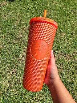 Starbucks Orange Studded Tumbler