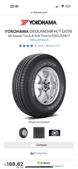 Yokohama Geolandar H/T All Season Tires