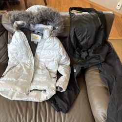 North face Ski Bibs/Obermeyer Ski Jacket