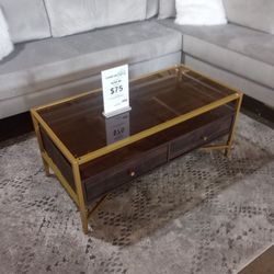 Glass Top Coffee Table ( Ask For Jose )